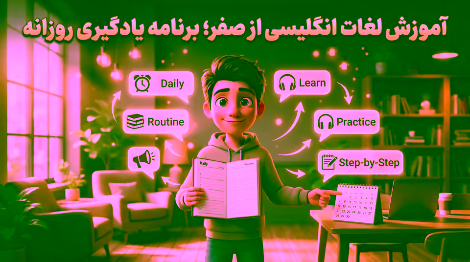 آموزش لغات انگلیسی از صفر؛ برنامه یادگیری روزانه